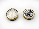 Charles Baker double sided pocket barometer and altimeter



with Singers Patent mother of pearl dial compass